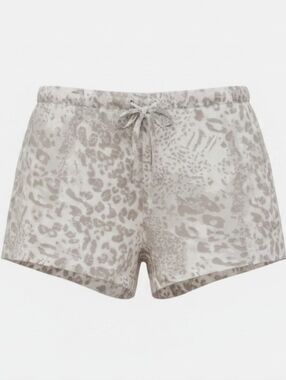 Women's Neutral Animal Print Lounge Shorts